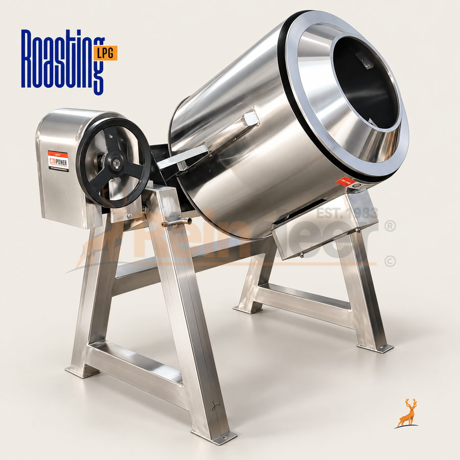 Reindeer Machinery - View Trước Loại LPG - Máy Rang