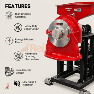 máy xay bột atta 10 hp - tính năng - reindeer machinery