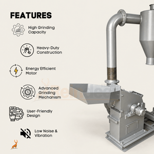 Máy nghiền masala 10 hp - tính năng - reindeer machinery