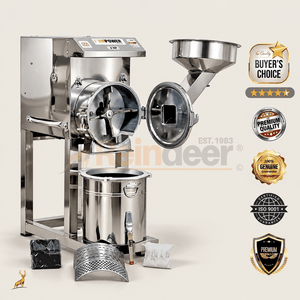 máy nghiền bột 2 hp - góc nhìn từ trước - Reindeer Machinery