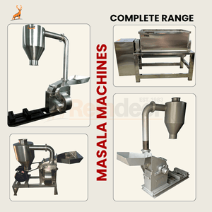 20 hp masala grinder - ss304 masala plant - reindeer machinery