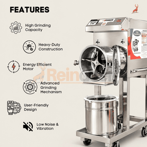 máy nghiền bột 3 hp - tính năng - Reindeer Machinery