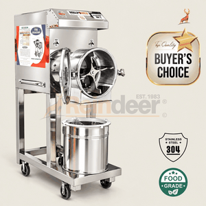 máy nghiền bột 3 hp - góc nhìn ngang - Reindeer Machinery
