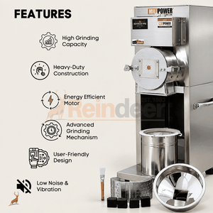 máy nghiền bột 5 hp - các tính năng - reindeer machinery