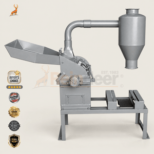 máy xay ớt 3 hp - góc nhìn máy chính - reindeer machinery