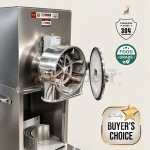 máy xay bột atta cho doanh nghiệp nhỏ - buồng mở - reindeer machinery