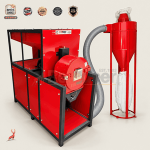 máy xay bột Atta thương mại - máy có quạt gió-cyclone - reindeer machinery