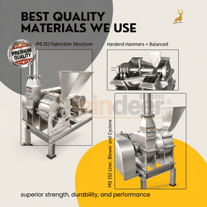 máy nghiền haldi pisne ki - cận cảnh buồng máy - reindeer machinery