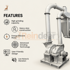 máy nghiền nghệ - tính năng - reindeer machinery